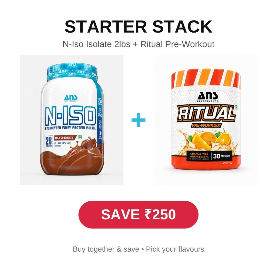 Starter Stack - N-Iso Isolate 2lbs + Ritual Pre-Workout - Save ₹250