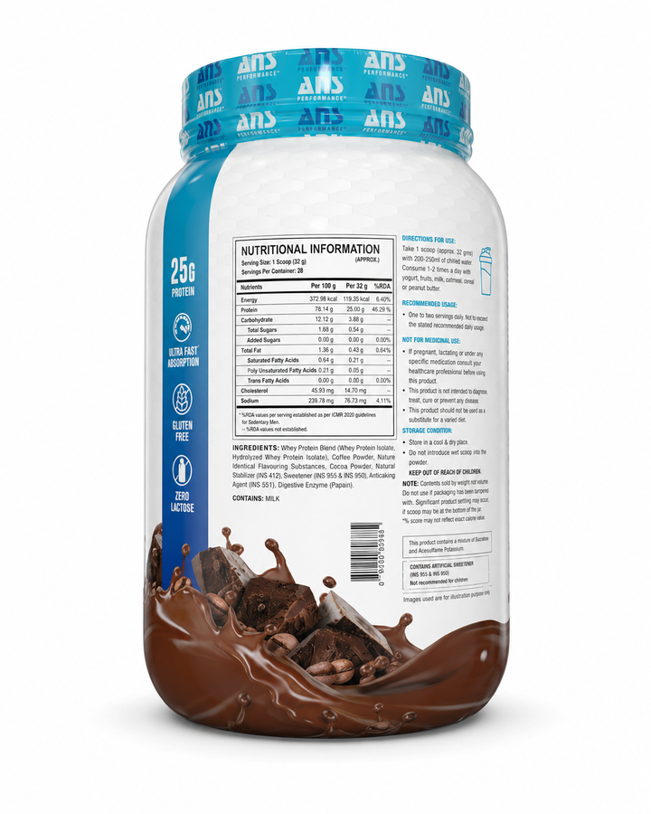 ANS N-Iso Hydro Whey Isolate 2lbs
