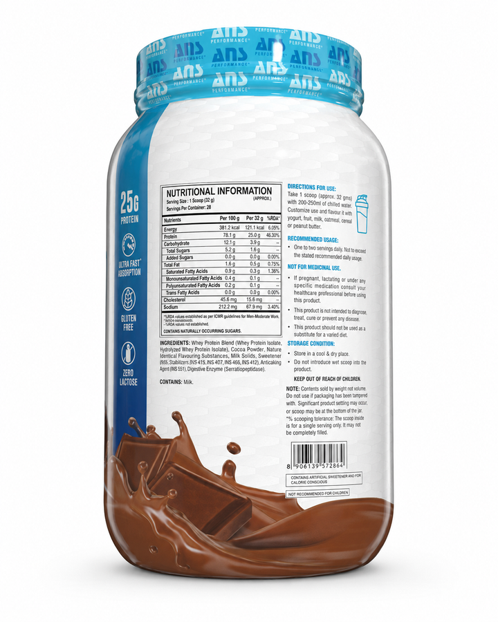 ANS N-Iso Hydro Whey Isolate 2lbs