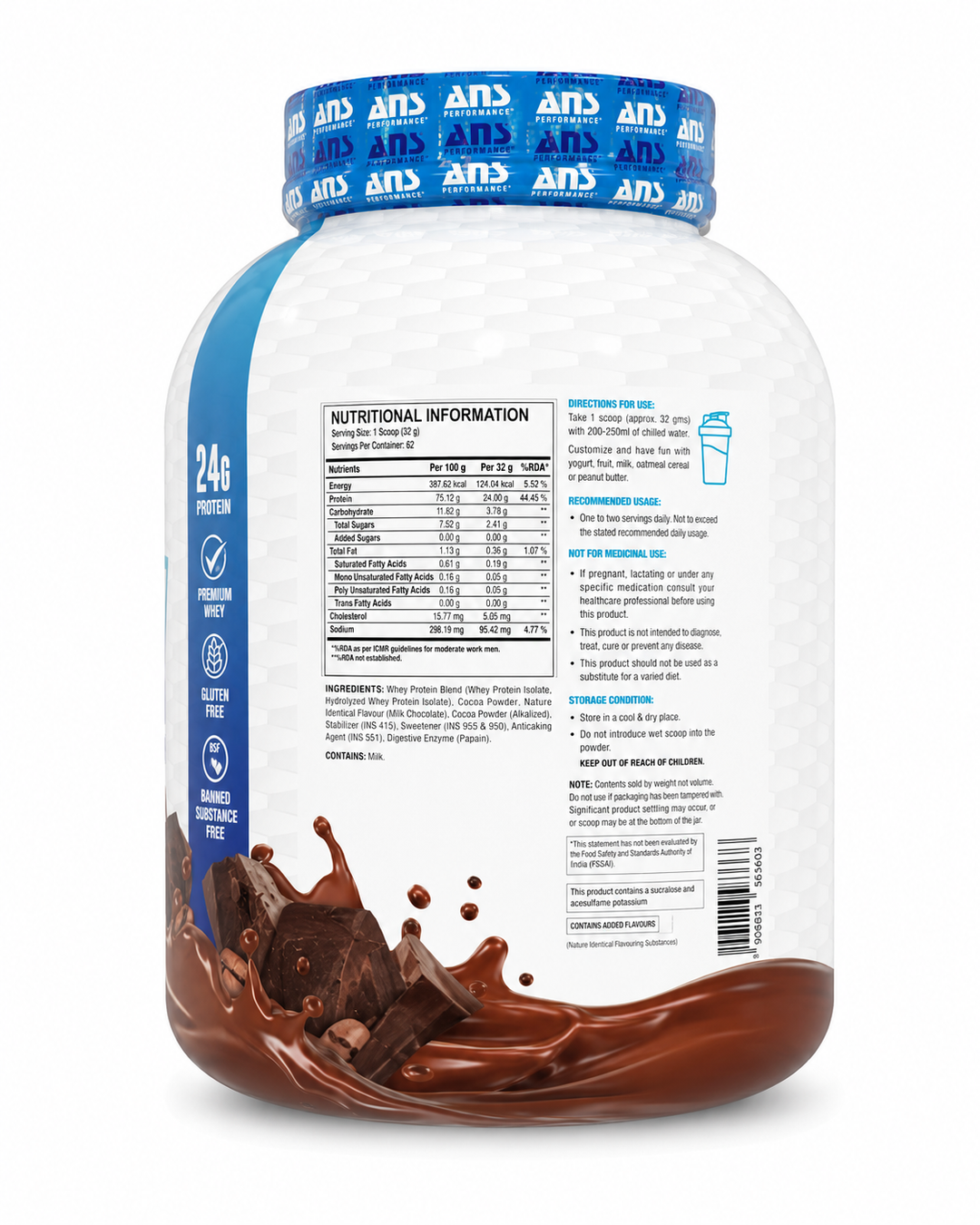 ANS N-Iso Hydro Whey Isolate 2Kg