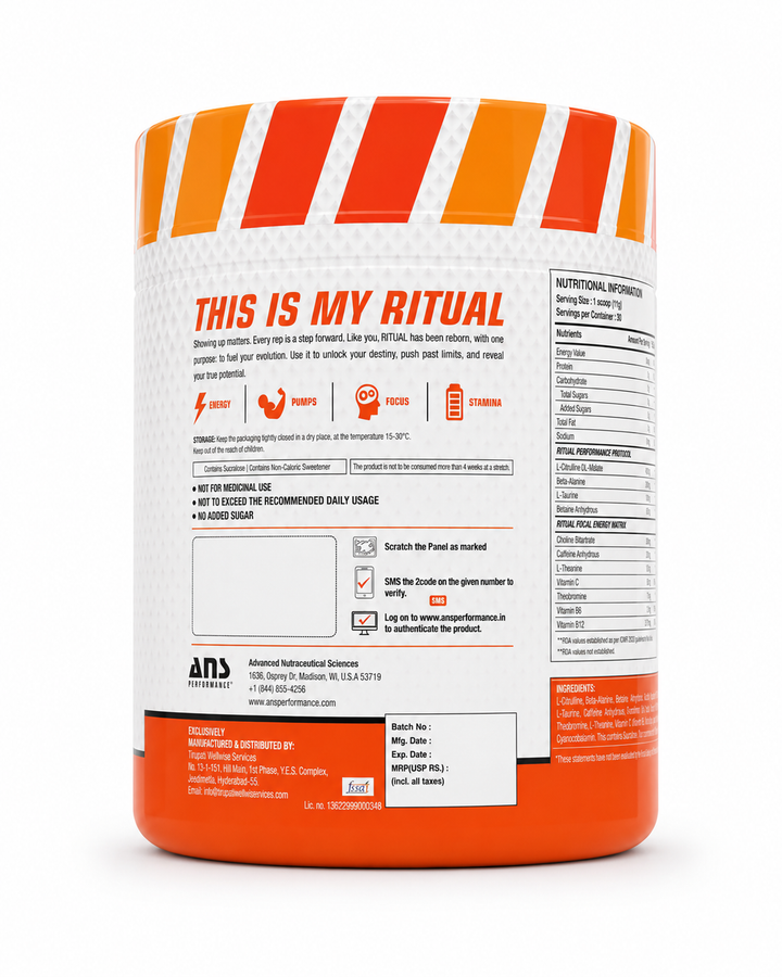 ANS Ritual Preworkout